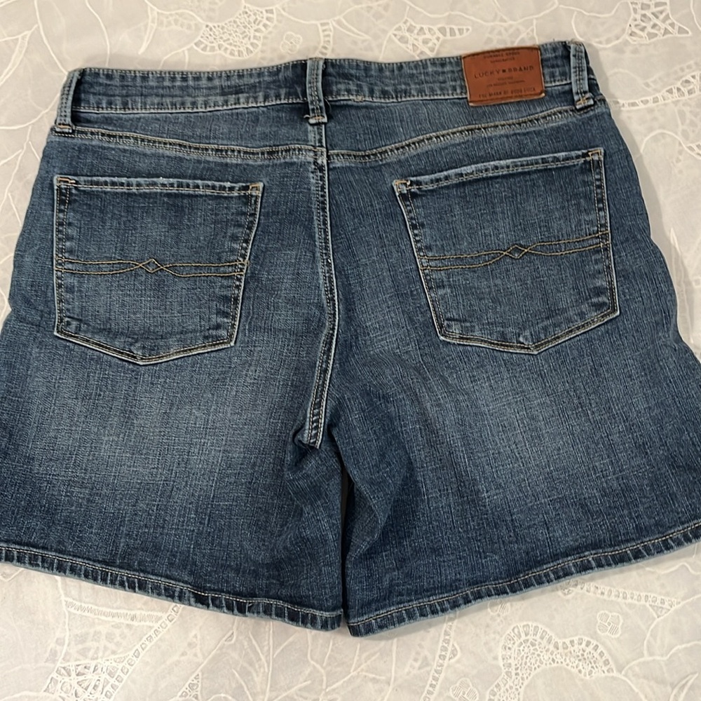 Lucky Brand jean shorts, Size 12/31 - Picture 6 of 8
